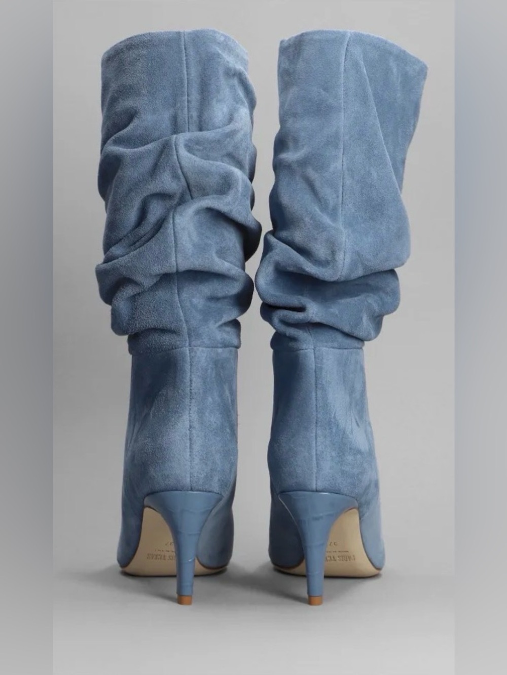 NWT Paris Texas Cyan Suede High Heel Ankle Boots - Picture 3 of 11